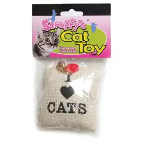 32020 PET EDGE Scruffys Catnip Burlap Sack