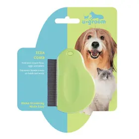 US134214 PET EDGE Ug Flea Comb Contoured Grip