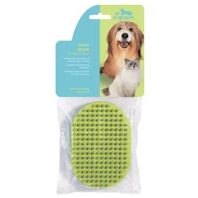 US135414 PET EDGE Ug Rubber Curry Brush Handstrap