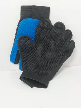 WMP-PG1 PET GROOMING GLOVES Shedding Mitts Dog Cat Horse Hair #3