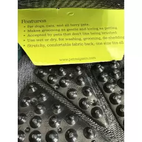 642782600483 PET MAGASIN Deshedding Gloves Horse Cat Dog #3