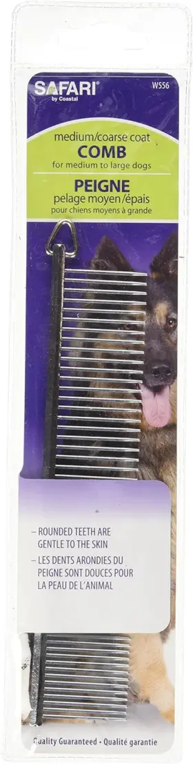 W556 PET PRODUCTS Safari Dog Comb Coarse Coats Rotating #2