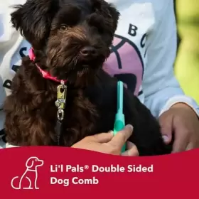 W6200 PET PRODUCTS Liftl Pals Double Dog Comb Tick Flea Brush #2