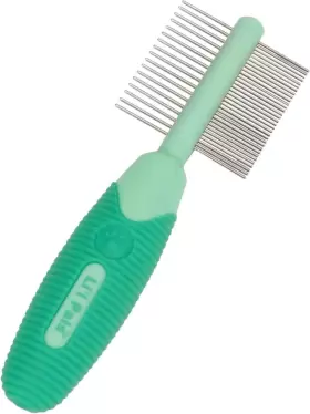 W6200 PET PRODUCTS Liftl Pals Double Dog Comb Tick Flea Brush