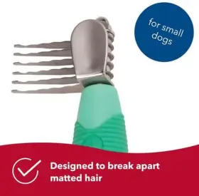 W6216-NCL00 PET PRODUCTS Steel Matting Comb Grip Handle Dogs #3