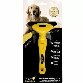 PET-2408 PET REPUBLIQUE Dog Deshedding Tool Cats Rabbits #3