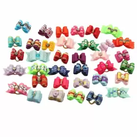 739810903514 PET SHOW Styles Cat Puppy Topknot Dog Hair Bows