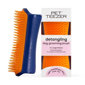 EUR-DT-NO-010918 PET TEEZER Detangling Dog Brush Bath Haired