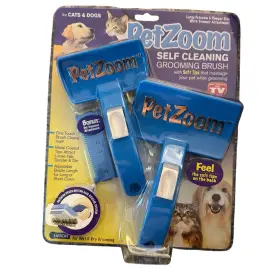 080313080319 PET ZOOM Cleaning Slicker Brush Dogs Cats Hair