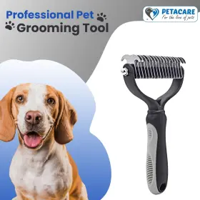 810124351571 PETACARE Pet Double Brush Undercoat Rake Furever #3