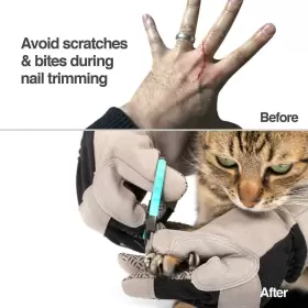 859473002994 PETFUSION Multipurpose Pet Glove Trips Vet Scra #3