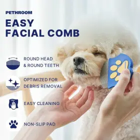 809639042236 PETHROOM Facial Comb Pet Booger Remover Cats #2