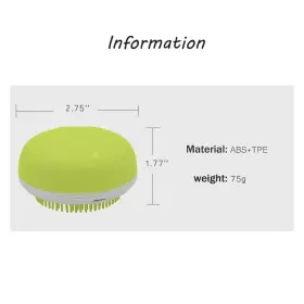 716695322807 PETMOYO Dog Bath Brush Rubber Shampoo Beauty #3