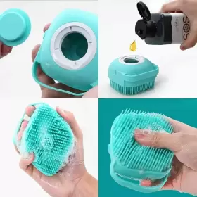 197644173211 PETNOTIZE Dog Bath Brush Silicone Shampoo Pet #2