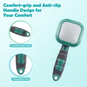 705114273783 PETPAWJOY Slicker Brush Dog Gently Cleaning Pin #3