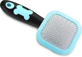 F-614 PETPAWJOY Slicker Brush Gently Cleaning Pin Shedding