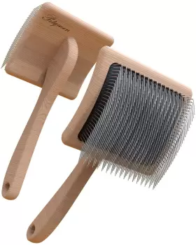 313092638694 PETQUEEN Dog Slicker Brush Doodles Poodles Gol