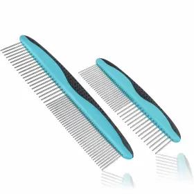 3374 PETS FIRST Set Combs Dogs Cats Anti Slip Grip
