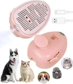 PSSB-0414 PETSAUNTER Pet Steam Shedding Brush