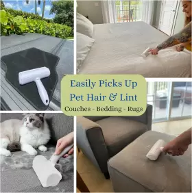 RB-1 PETSHOUT Pet Hair Removal Tool Dogs Cats Couch Bedding #2