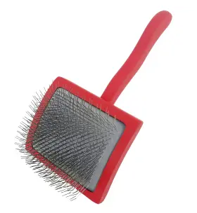 718910612557 PILGRIM PET Dog Slicker Brush Detangle Coral