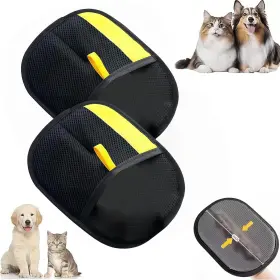 015978588580 POFFUIW Pet Hair Removal Glove Cats Dogs Groom