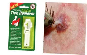 134172-MAURICE POLY-JECT Tick Remover Tool Removal Humans