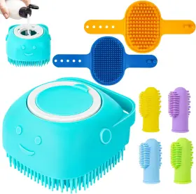 445024380340 PONPON Dog Bath Brush Toothbrush Scrubber
