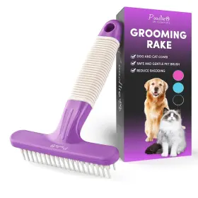 445002047081 POODLE PET Poodlie Dog Rake Dematting Tool Steel