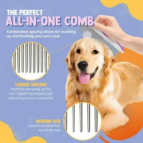 445052020065 POODLE PET Dog Combs Pack Steel Easily Remove #3