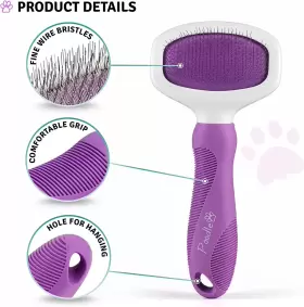 445055133199 POODLE PET Slicker Brush Dogs Hair Remover #2