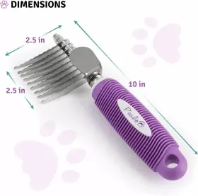 6037 POODLE PET Dematting Fur Rake Comb Brush Tool Dog #3