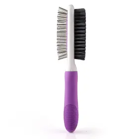 760680306129 POODLIE Double Pet Brush Massaging Dogs