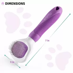 851875008048 POODLIE Poodle Pet Slicker Brush Cats Rabbits #3
