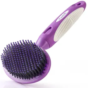 851875008147 POODLIE Round Bristle Pet Brush Cats Dog