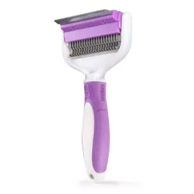 851875008345 POODLIE Pet Tool Double Deshedding Brush Comb