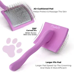 851875008352 POODLIE Slicker Brush Detangling Dog Brushes #2