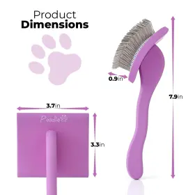851875008352 POODLIE Slicker Brush Detangling Dog Brushes #3