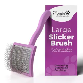 851875008352 POODLIE Slicker Brush Detangling Dog Brushes