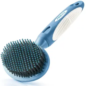 PP224 POODLIE Round Bristle Pet Brush Cats Dog