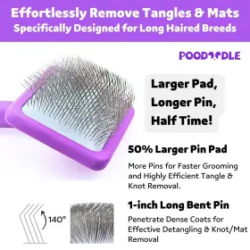 768461463535 POODOODLE Dog Slicker Brush Poodles Doodles #3