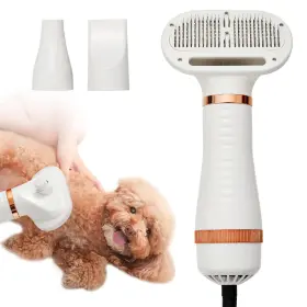 744784192581 POPET Pet Hair Dryer Brush Cats Dog Blower