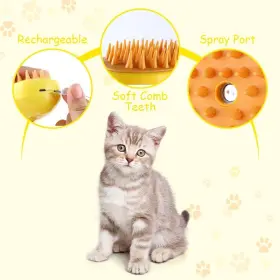701151746020 POREIDS Cat Steam Multifunctional Silicone Brush #2