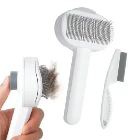 13X-4267-C PRIMEPETS Cleaning Slicker Brush Release Shedding