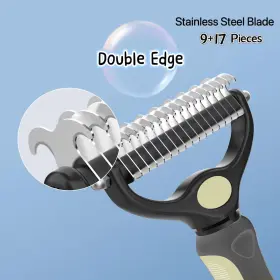 763092435517 PROBUSINES Double Pet Undercoat Rake Dehairing #2