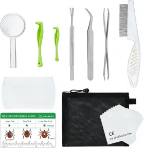 10-IN-1 PROFESSIONAL PET CARE TOOLS Tick Removal Tool Twister
