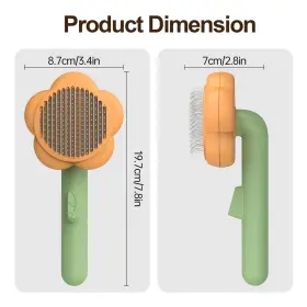 G400 PTLOM Pet Brush Cat Deshedding Cleaning Slicker Brushes #2