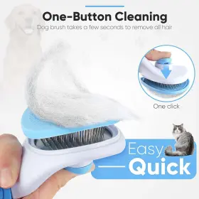 710946701748 PUPTILY Cat Brush Cleaning Slicker Release Dog #3