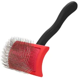 Purepet Pptm32001 Dog Grooming Brush All Coat Angled Extra Pin Tangle Knot Mat Removing Slicker