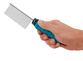 PPTP7046 PUREPET Ergonomic Dog Combs Deshed Detangle Fluffing